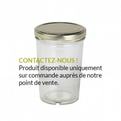 Pot verre 500g conique TO82...